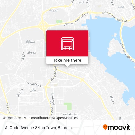 Al Quds Avenue-8/Isa Town map