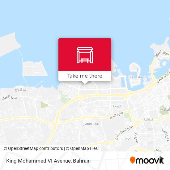 King Mohammed VI Avenue map