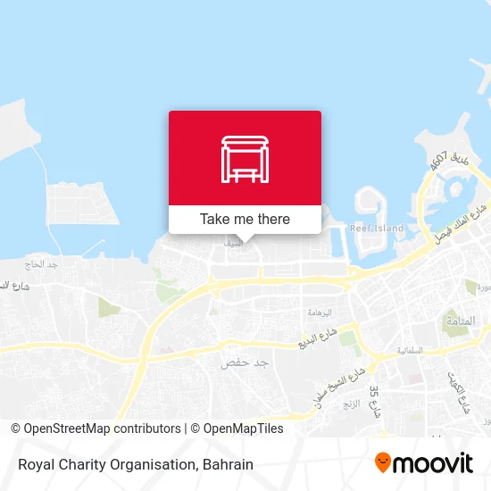 Royal Charity Organisation map