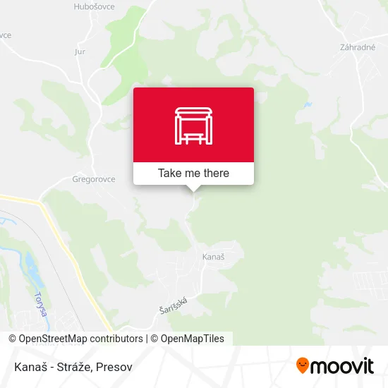 Kanaš - Stráže map