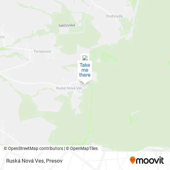 Ruská Nová Ves map