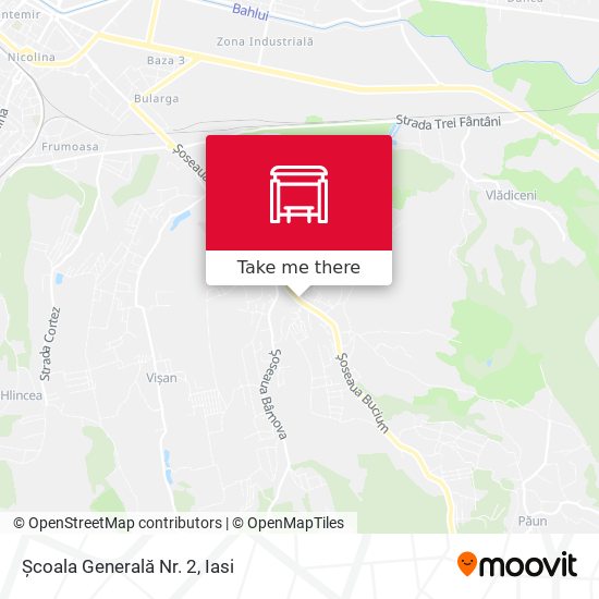 Școala Generală Nr. 2 map