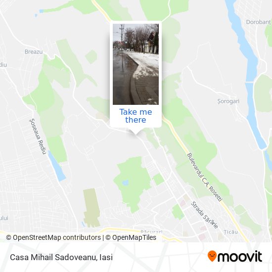 Casa Mihail Sadoveanu map