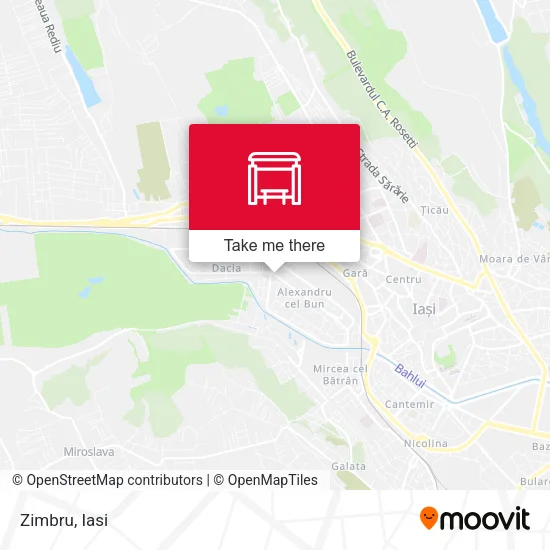 Zimbru map