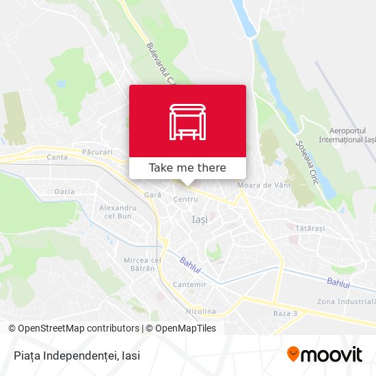 Piața Independenței map
