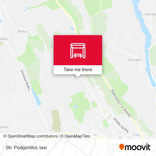 Str. Podgoriilor map