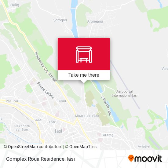 Complex Roua Residence map