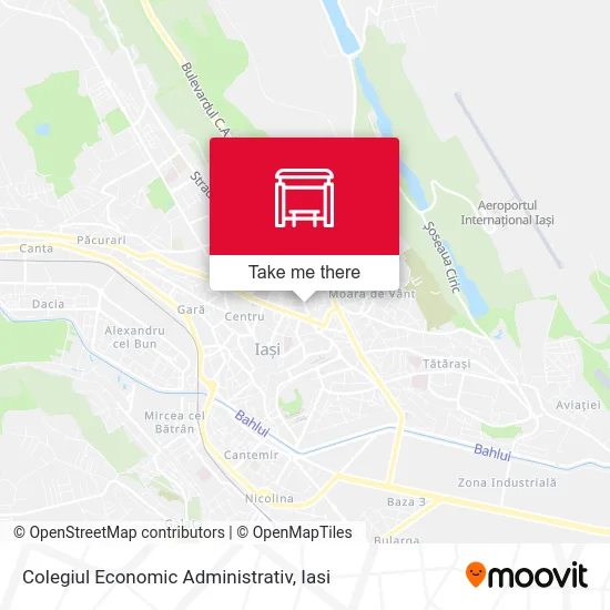 Colegiul Economic Administrativ map