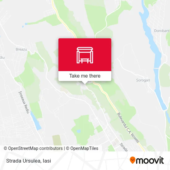 Strada Ursulea map