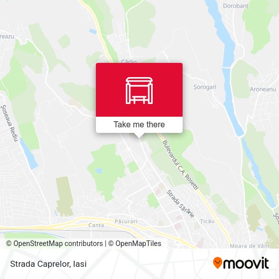 Strada Caprelor map
