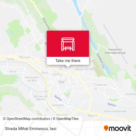 Strada Mihai Eminescu map