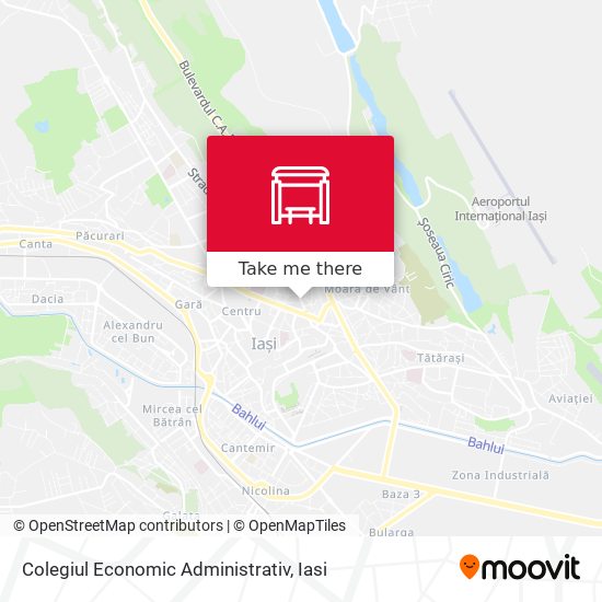 Colegiul Economic Administrativ map