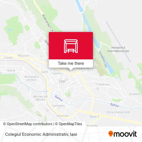 Colegiul Economic Administrativ map