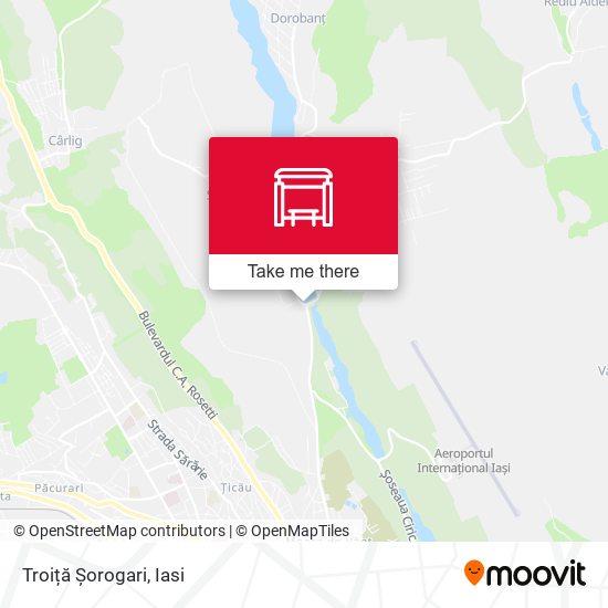 Troiță Șorogari map
