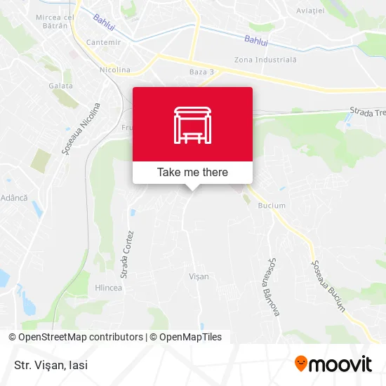 Str. Vişan map