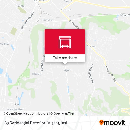 Ⓜ Rezidenţial Decoflor (Vişan) map