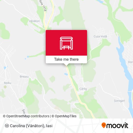 Ⓜ Carolina (Vânători) map
