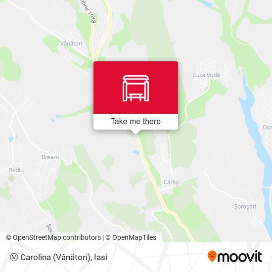 Ⓜ Carolina (Vânători) map