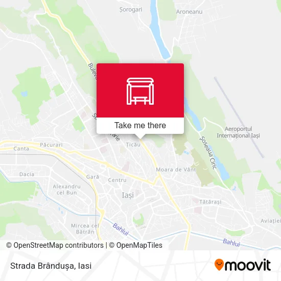 Strada Brândușa map