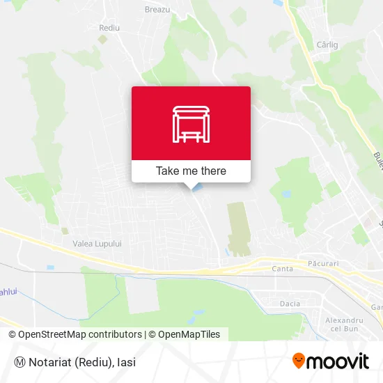 Ⓜ Notariat (Rediu) map