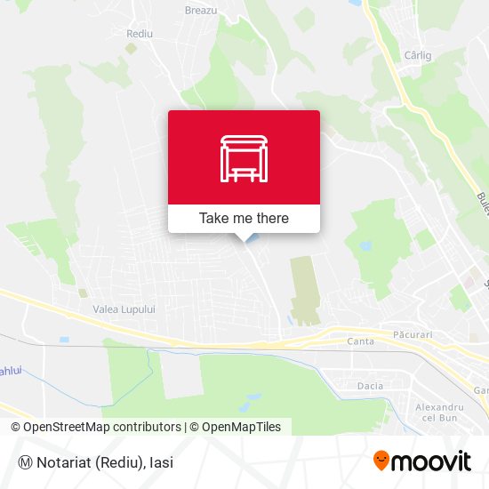 Ⓜ Notariat (Rediu) map