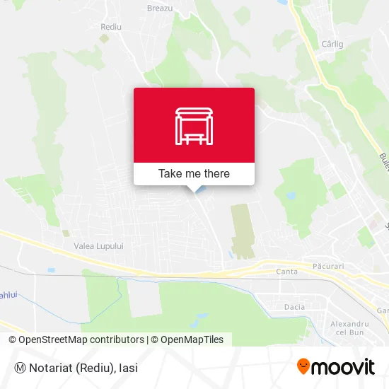 Ⓜ Notariat (Rediu) map