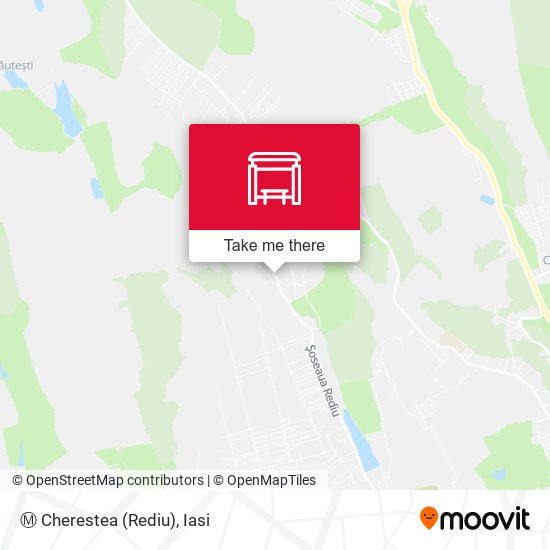 Ⓜ Cherestea (Rediu) map