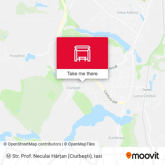 Ⓜ Str. Prof. Neculai Hârţan  (Ciurbeşti) map