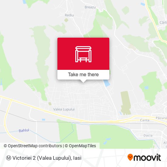Ⓜ Victoriei 2 (Valea Lupului) map