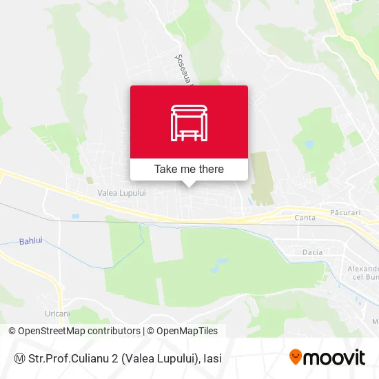 Ⓜ Str.Prof.Culianu 2 (Valea Lupului) map
