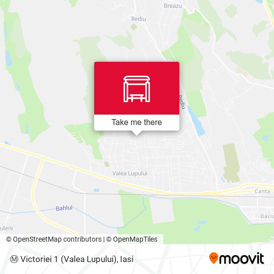 Ⓜ Victoriei 1 (Valea Lupului) map