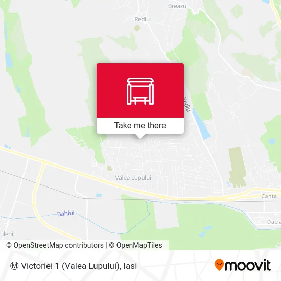 Ⓜ Victoriei 1 (Valea Lupului) map
