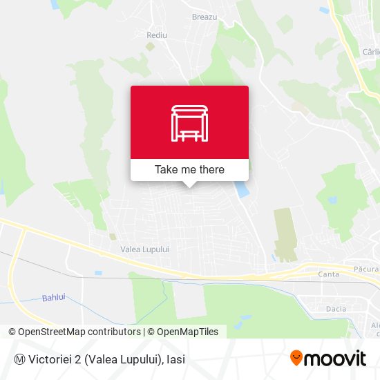 Ⓜ Victoriei 2 (Valea Lupului) map