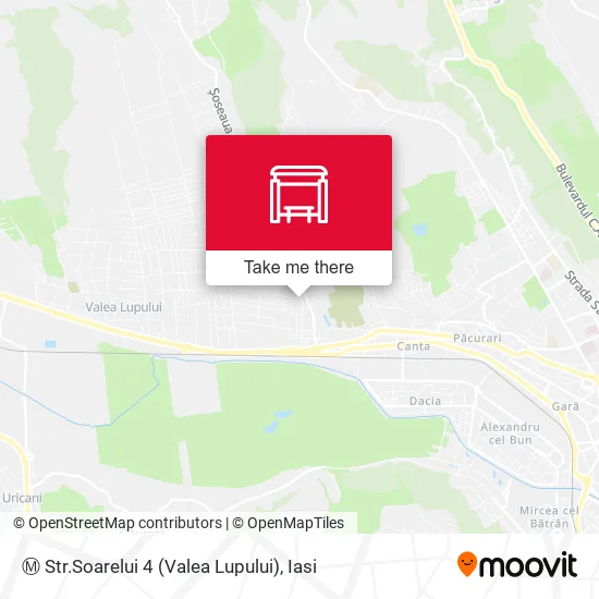 Ⓜ Str.Soarelui 4 (Valea Lupului) map