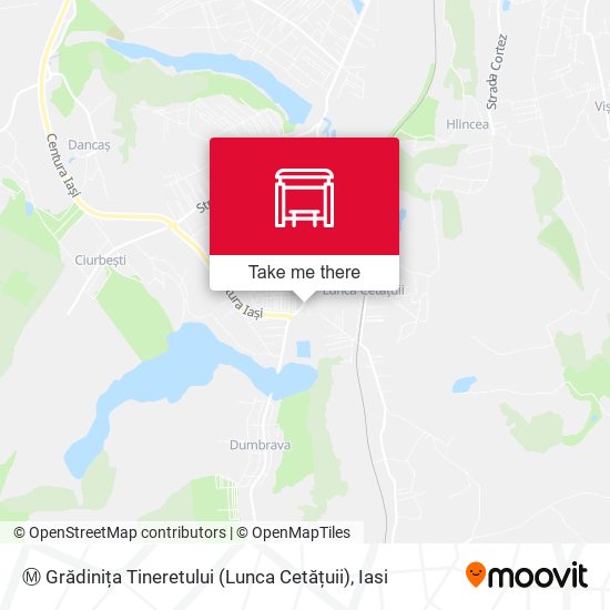 Ⓜ Grădinița Tineretului (Lunca Cetățuii) map