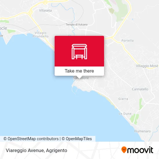 Viareggio Avenue map