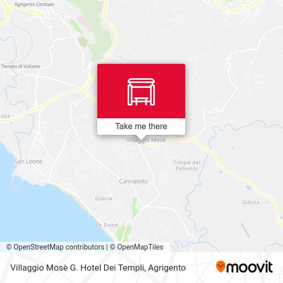 Villaggio Mosè G. Hotel Dei Templi map