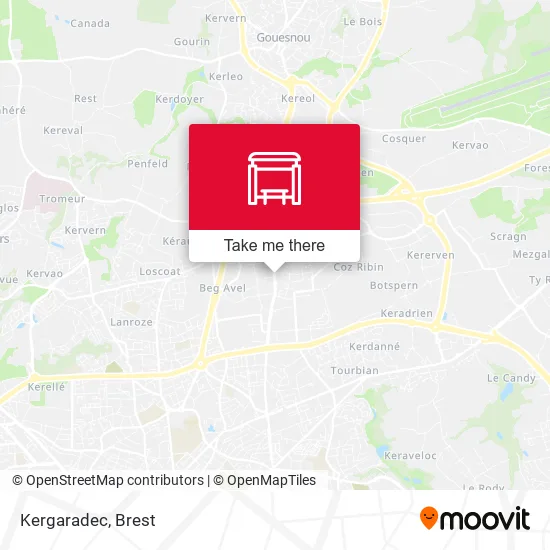 Kergaradec map