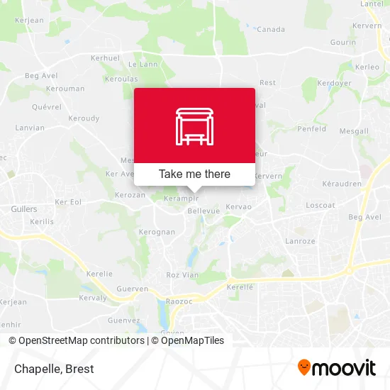 Chapelle map