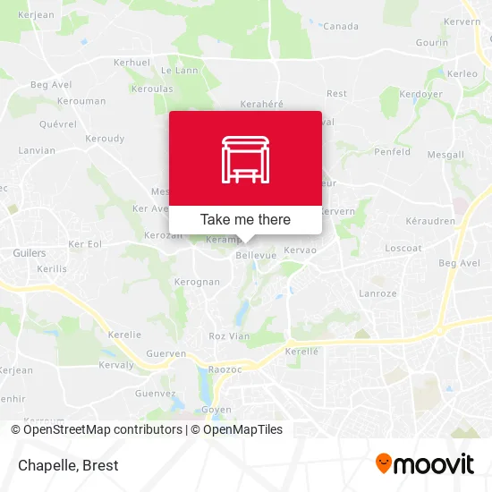 Chapelle map