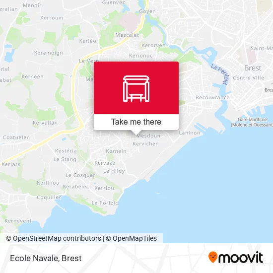 Ecole Navale map