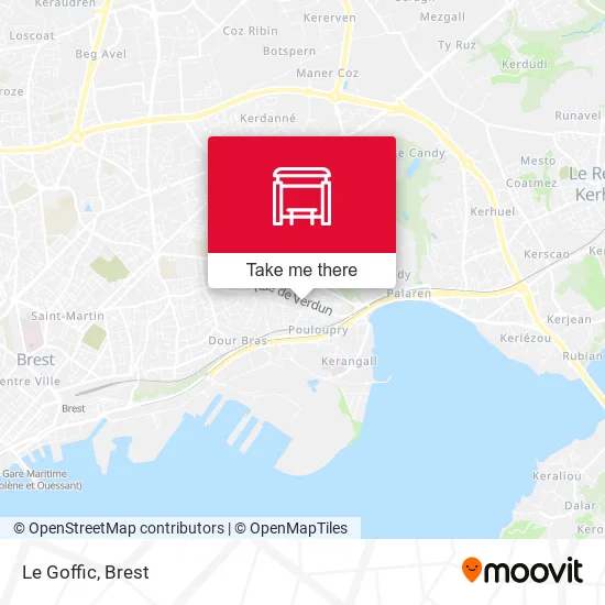 Le Goffic map