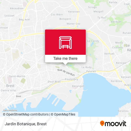 Jardin Botanique map