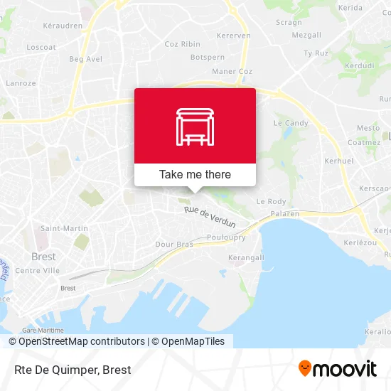 Rte De Quimper map