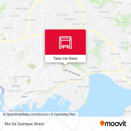 Rte De Quimper map