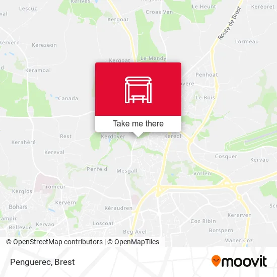Penguerec map