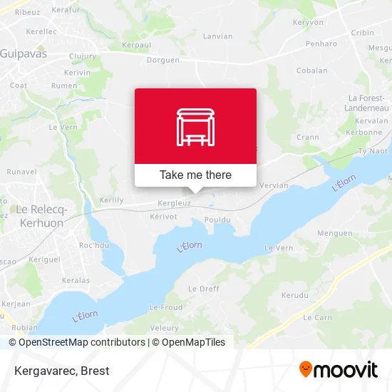 Kergavarec map
