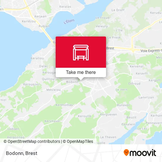 Bodonn map