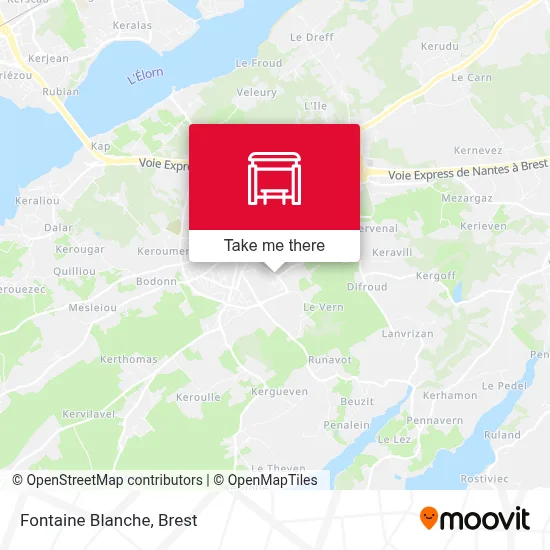 Fontaine Blanche map