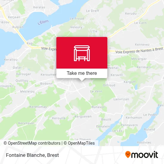 Fontaine Blanche map